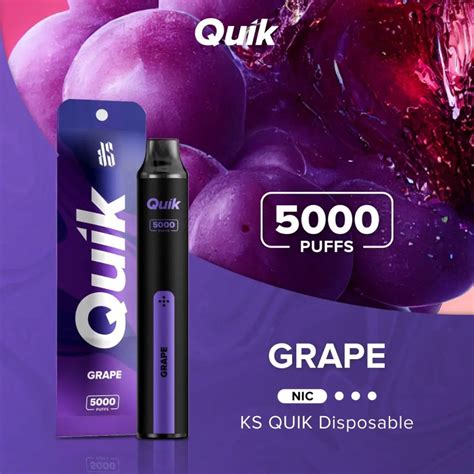 KS QUIK 5000 PUFFS คำ พอต ควนเยอะ ควก รานขาย pod system