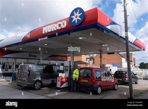 Forecourt Of The Murco Petrol Station Hi Res Stock Photography And