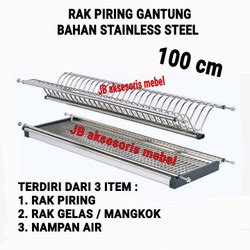 Jual Rak Piring Gantung Huben Cm Cm Stainless Steel Dish Rack