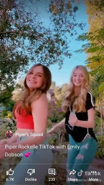 Piper Rockelle Tiktok With Emily Dobson 💞 Youtube