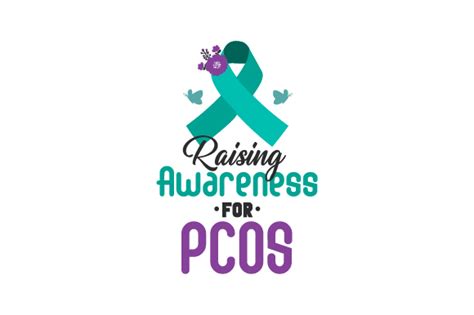 Raising Awareness For Pcos Svg Cut File By Creative Fabrica Crafts