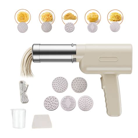 Bilqis Handheld Portable Noodle Maker Pasta Gun Handheld Electric