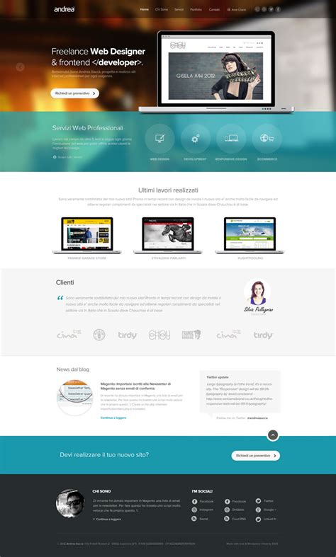 Final Home Page Layout by Andrea Saccà on Dribbble