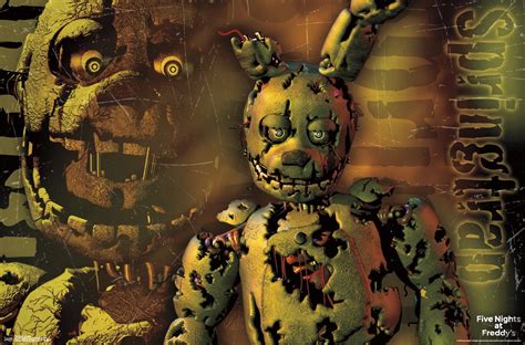 Five Nights At Freddys Springtrap Wall Poster 22375 X 34