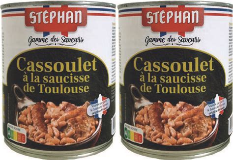 CASSOULET À LA SAUCISSE en promo