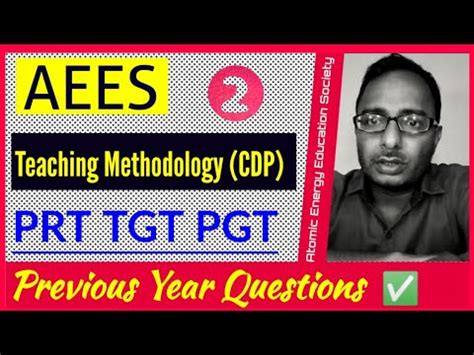 AEES PREVIOUS YEAR QUESTIONS AEES TEACHING METHODOLOGY AEES