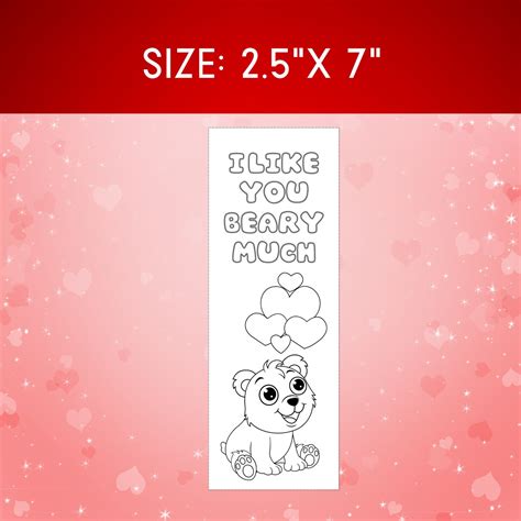 Valentines Puns Cards Valentines Coloring Bookmarks Cute Animal ...