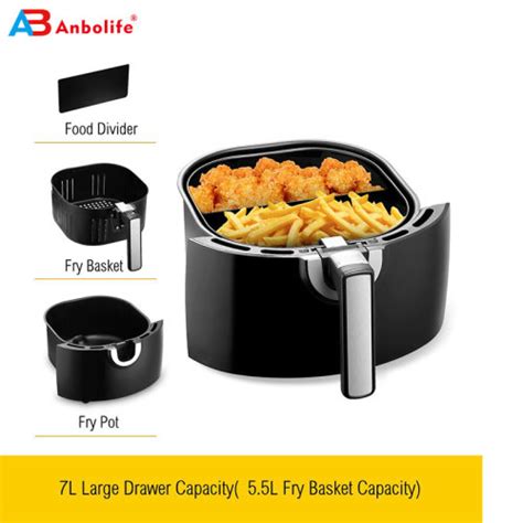 Dual Double Heating 3 5l 1400w Ce Cb Gs Etl No Oil Oven As Seen On Tv Online Sale Deep Fryer Air