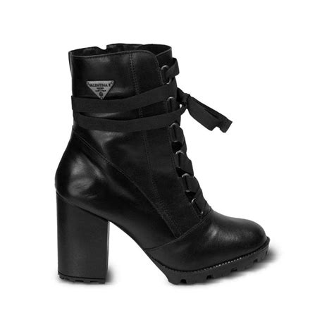 Bota Coturno Feminino Couro Tratorado Cano Curto Casual Casas Bahia