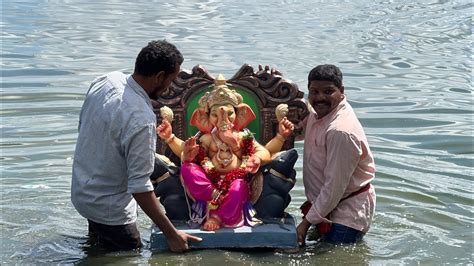 Ganesh Nimajjanam Ganesh Immersion In Tank Bund Ganesh