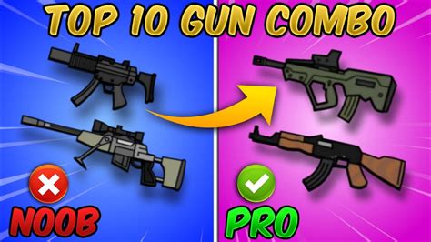 Top Best Gun Combinations In Mini Militia With Weapon Combo Loadout