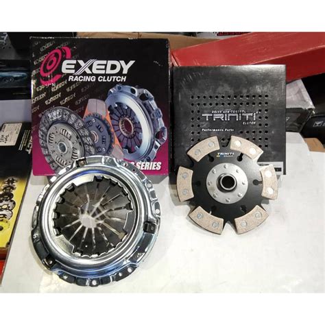 Exedy Clutch Cover With Triniti Clutch Plate Pucks For Toyota Age