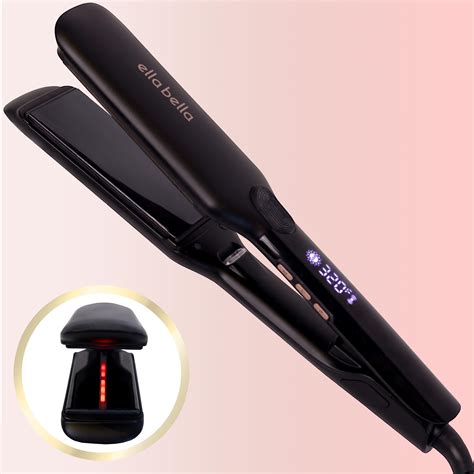 Amazon.com : ELLA BELLA® Titanium Flat Iron Hair Straightener (with