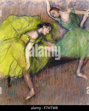 Edgar Degas Deux Danseuses Au Repos Stock Photo Alamy