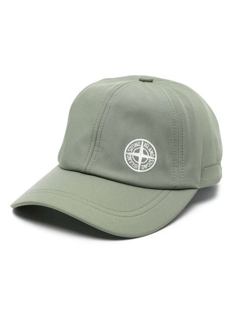 Stone Island Embroidered Logo Baseball Cap Farfetch