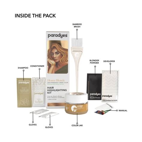 Buy Paradyes Honey Blonde Highlighting Kit 95gm Online At Discounted