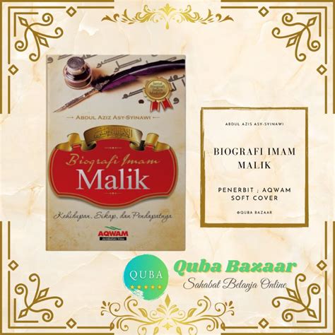 Jual Buku Biografi Imam Malik Buku Serial Biografi Imam Madzhab