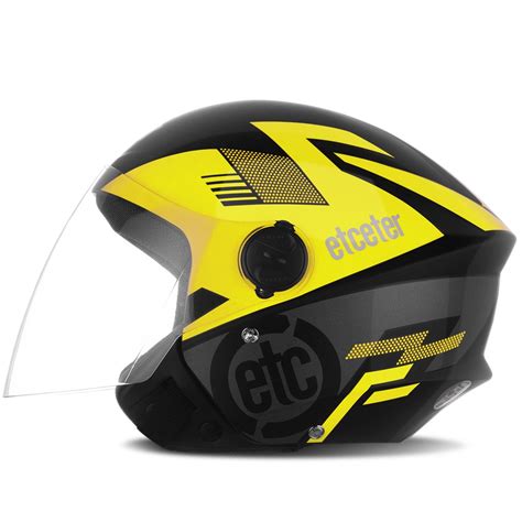 Capacete Moto Aberto Feminino E Masculino De Moto Urbano Etceter Open