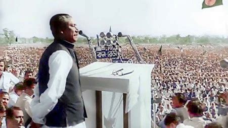 On March Bangabandhu Showed Us The Promised Land Historic Th