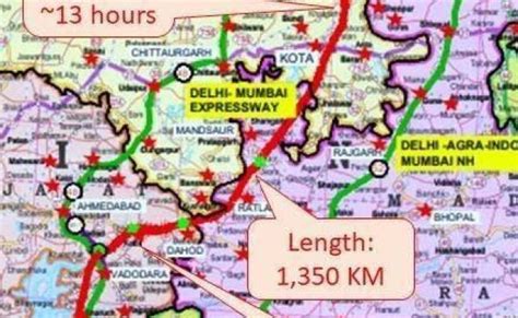 Delhi Mumbai Expressway Complete Route Map – Otosection