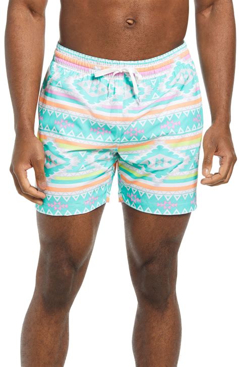 Chubbies En Fuegos 5 12 Inch Swim Trunks Bluegreen Editorialist