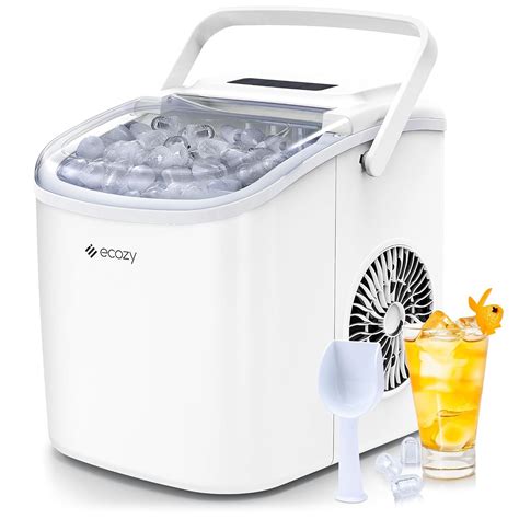 Ecozy Portable Ice Maker Countertop Cubes Ready In Mins Lbs In