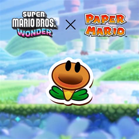 I Made The Talking Flower Form Super Mario Bros Wonder R Papermario