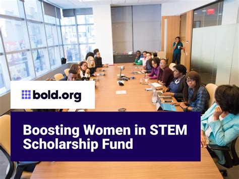 Boosting Women In Stem Scholarship Fund Bold Org