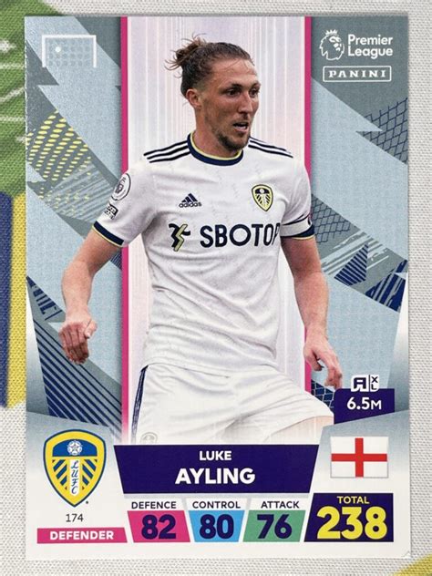 Luke Ayling Leeds United Base Panini Premier League Adrenalyn Xl