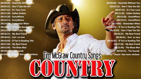 Greatest Hits Tim Mcgraw Country Songs Best Songs Of Tim Mcgraw 2021