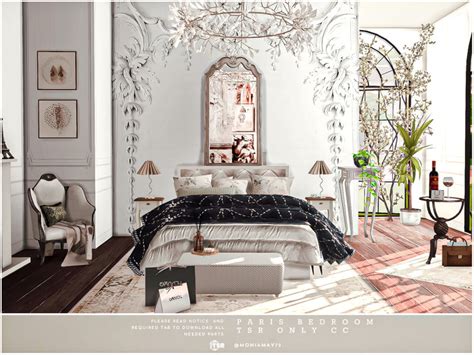 MONIAMAY72 Moniamay72 S Paris Bedroom TSR Only CC