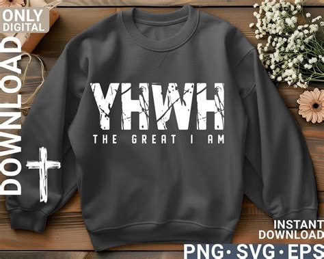 Faith SVG Yahweh Svg YHWH Shirt Jesus Png Jesus Svg Christian