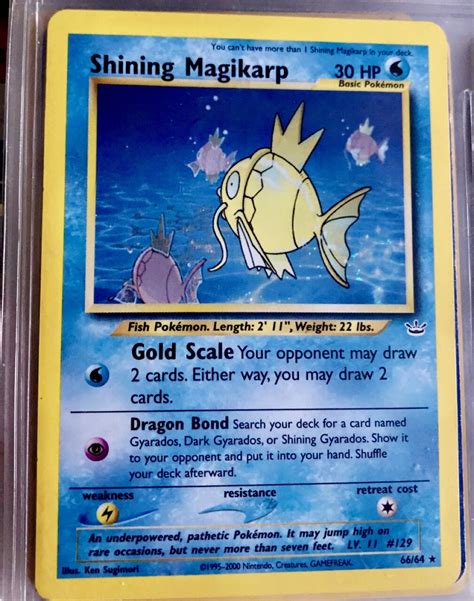 Shiny Magikarp Card