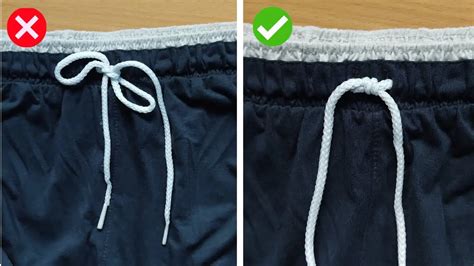 The Perfect Technique For Tying Strings On Short Pant Legs Shunvogue