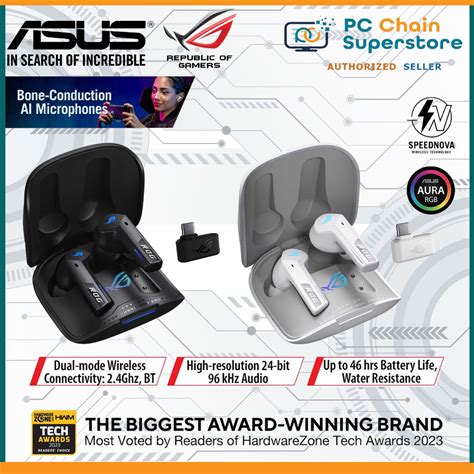 Asus Rog Cetra True Wireless Speednova Gaming Headphones Earphones