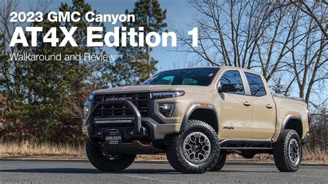 2023 Gmc Canyon At4x Edition 1 Walkaround And Review Youtube