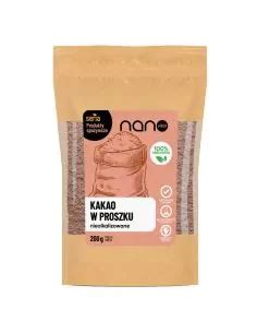 Nanovital Kakao W Proszku Niealkalizowane 200 G