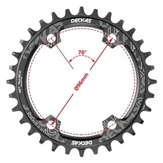 Deckas Bcd Chainring Mtb Mountain Bike Bcd Mm Asymmetric T T