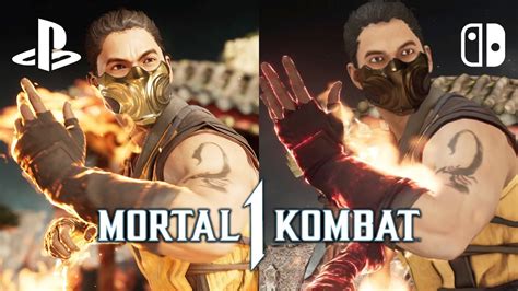 Mortal Kombat Switch Vs Ps Graphics Comparison Youtube