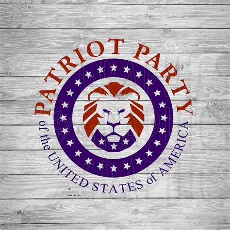 Patriot Party Logo Digital Download SVG Lion - Etsy