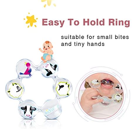 Kidsme Cooling Baby Teething Rings Freezable Infant Teethers Baby