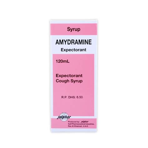 Buy Amydramine Expectorant Syrup 120ml Bottle Online At Best Price In