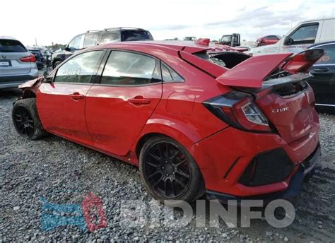 Honda Civic Type R 2017 Red Manual 2l Shhfk8g79hu201235 Bidinfo App