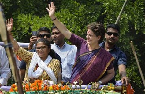 Priyanka Gandhi Holds Roadshow In Assams Silchar For Congress