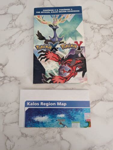 Pokémon X Pokémon Y The Official Kalos Region Guidebook Poster eBay