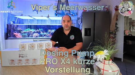 Reef Factory Dosing Pump Pro X4 YouTube