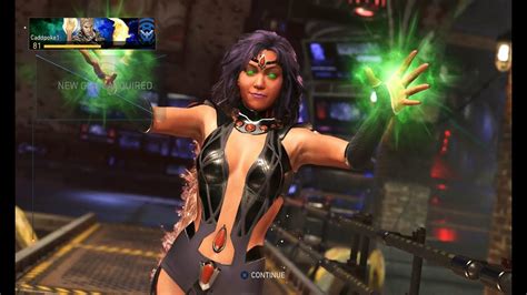 Injustice 2 Lvl 20 Starfire Blackfire Gameplay YouTube