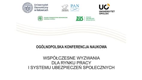 Ogólnopolska Konferencja Naukowa pt Współczesne Wyzwania dla Rynku