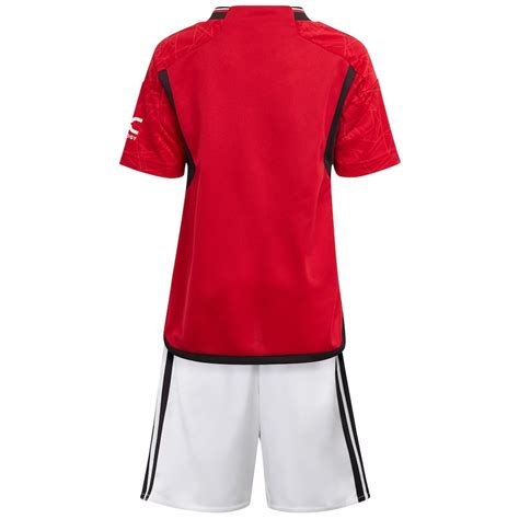 Kit Infantil Manchester United 2024 Uniforme Titular Aeroready