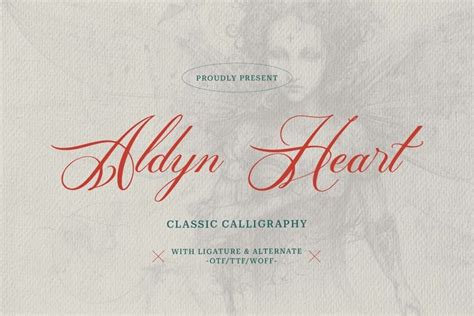 Aldyn Heart | Calligraphy Font